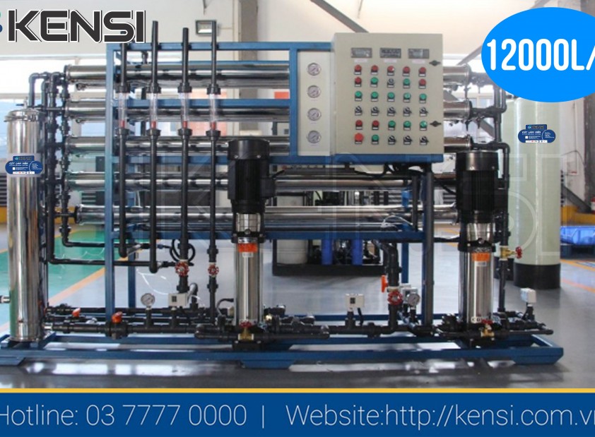 Máy lọc nước công nghiệp 12000lh cho ngành sản xuất công nghiệp